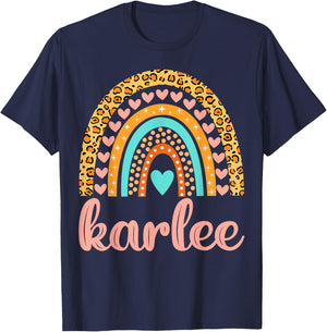 Karlee Karlee Name Birthday Shirt Gift T-Shirt - T-Shirt | Navy