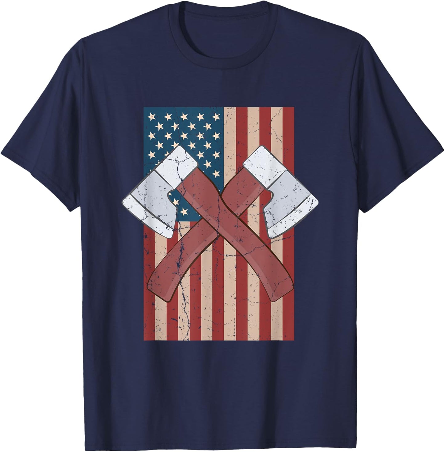 Axel axes and sledge, axe and sledge, axe and sledge T-Shirt - T-Shirt | Navy