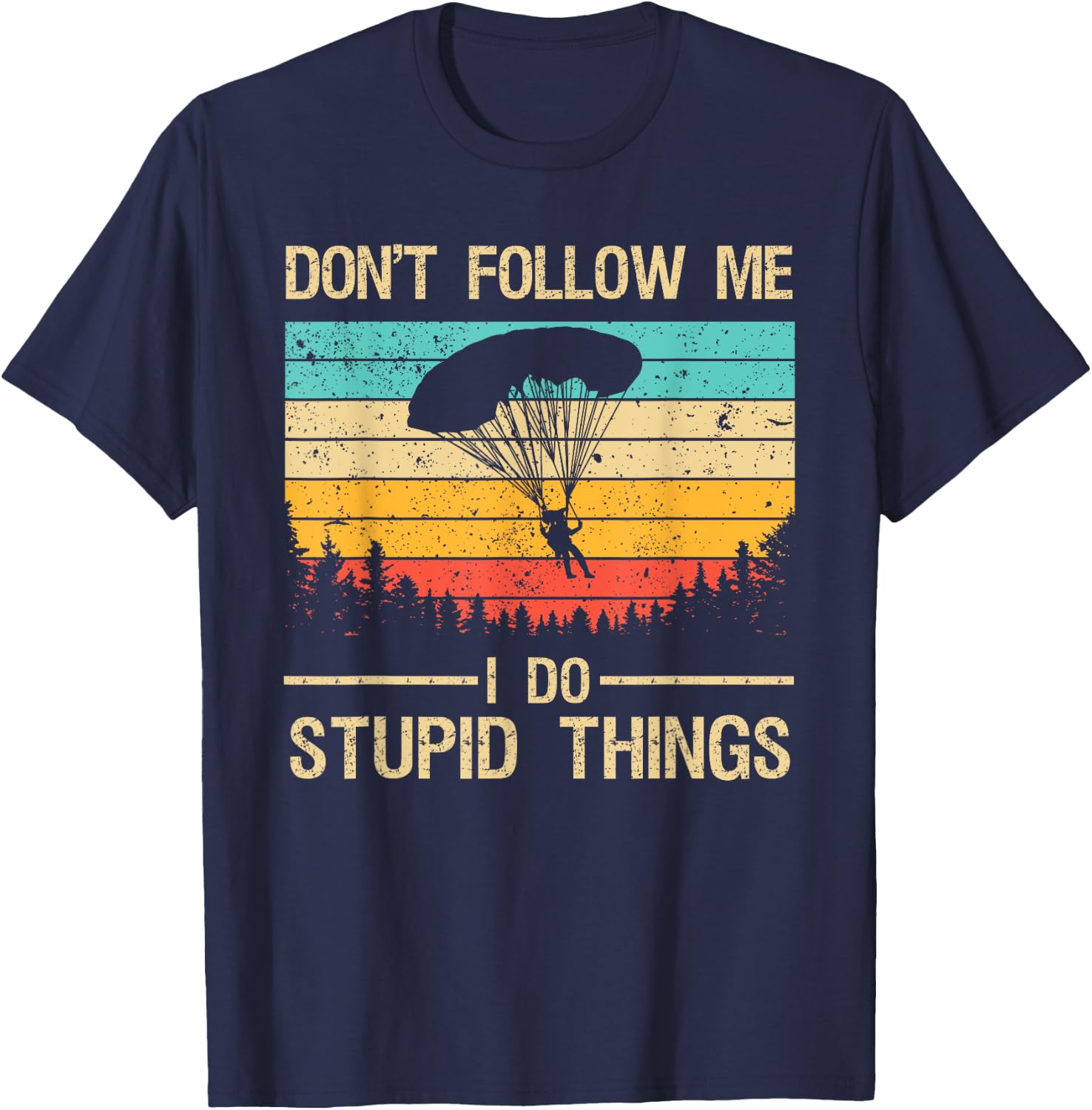 Funny Skydiving Art Women Skydiver Skydive Lovers T-Shirt - T-Shirt | Navy