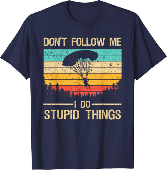 Funny Skydiving Art Women Skydiver Skydive Lovers T-Shirt - T-Shirt | Navy