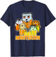 Swagazon Monsters Mummy Frankenstein Dracula Monsterzon T-Shirt - T-Shirt | Navy