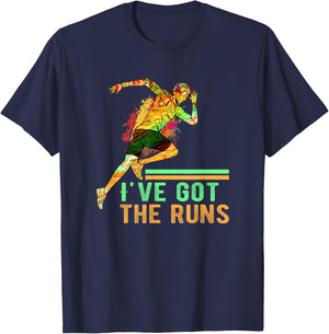 I've got the runs Running Marathon Runner T-Shirt - T-Shirt | Navy
