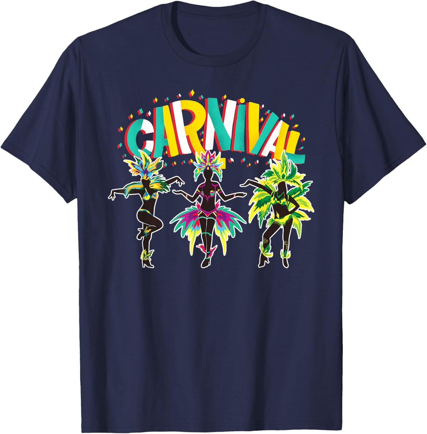 Carnival in Rio de Janeiro. T-Shirt - T-Shirt | Navy