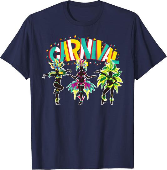 Carnival in Rio de Janeiro. T-Shirt - T-Shirt | Navy