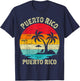 Family Vacation Vintage Retro Puerto Rico San Juan Beach Men Women Girls Kids T-Shirt - T-Shirt | Navy