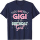 Gigi Of The Birthday Girl Shirt Winter Onederland Family T-Shirt - T-Shirt | Navy