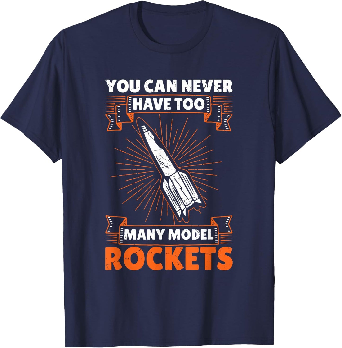 Model Rocket Scientist Design for a Model Rocket Lover T-Shirt - T-Shirt | Navy