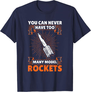 Model Rocket Scientist Design for a Model Rocket Lover T-Shirt - T-Shirt | Navy