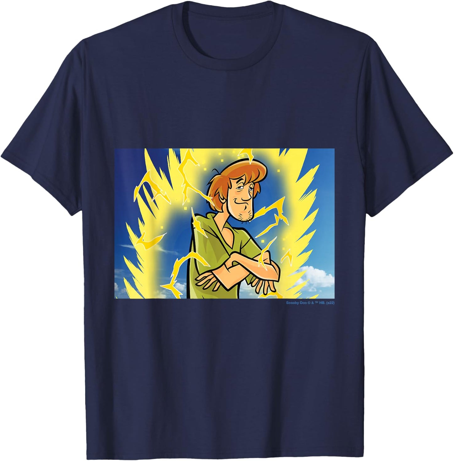 Shaggy Power Up T-Shirt - T-Shirt | Navy