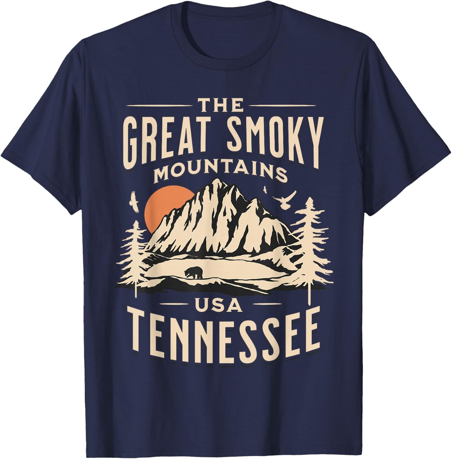 Smoky Mountains National Park T-Shirt - T-Shirt | Navy