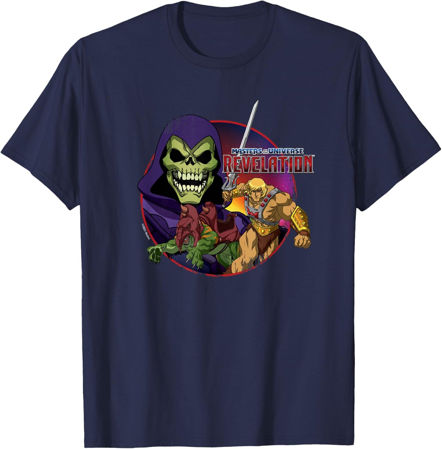 Masters of the Universe - Revelation Group Circle T-Shirt - T-Shirt | Navy