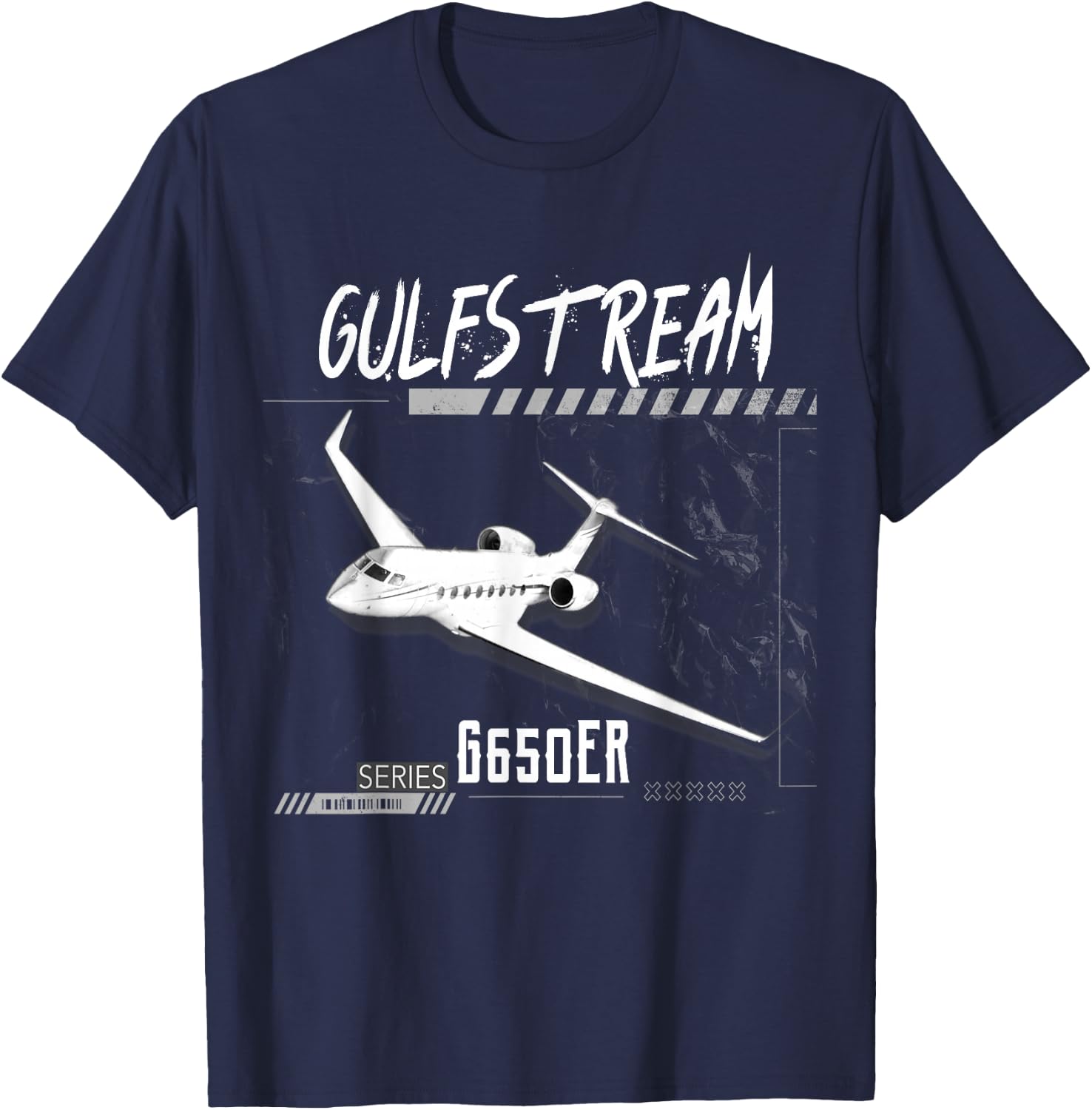 Light Gulfstreams G500 Legacy Aircraft T-Shirt - T-Shirt | Navy