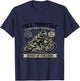 Bike Full Throttle For Bikers T-Shirt - T-Shirt | Navy