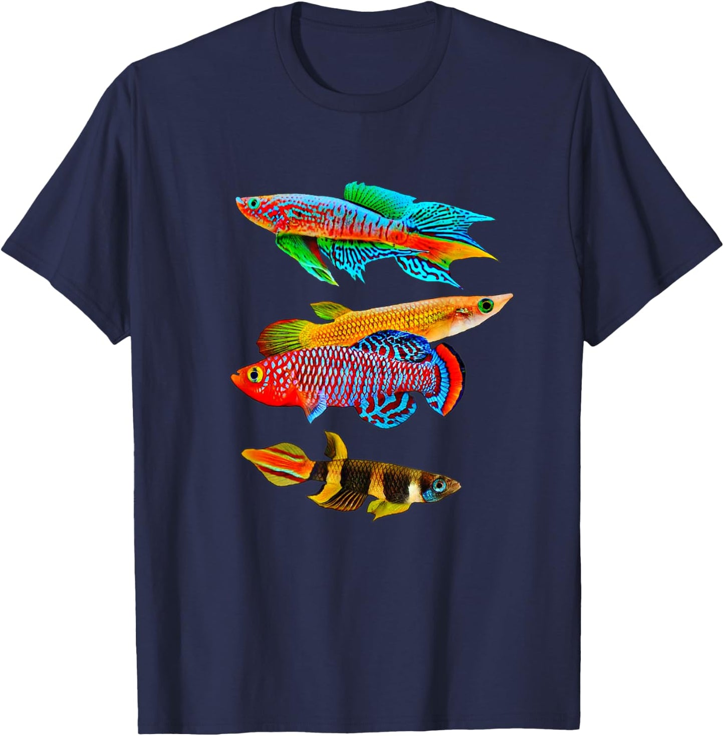Killifish Egg Breeders Aquarium Fish Tank Owners T-Shirt - T-Shirt | Navy