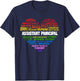 Assistant Principal Cute Heart Shirt Back to School T-Shirt - T-Shirt | Navy