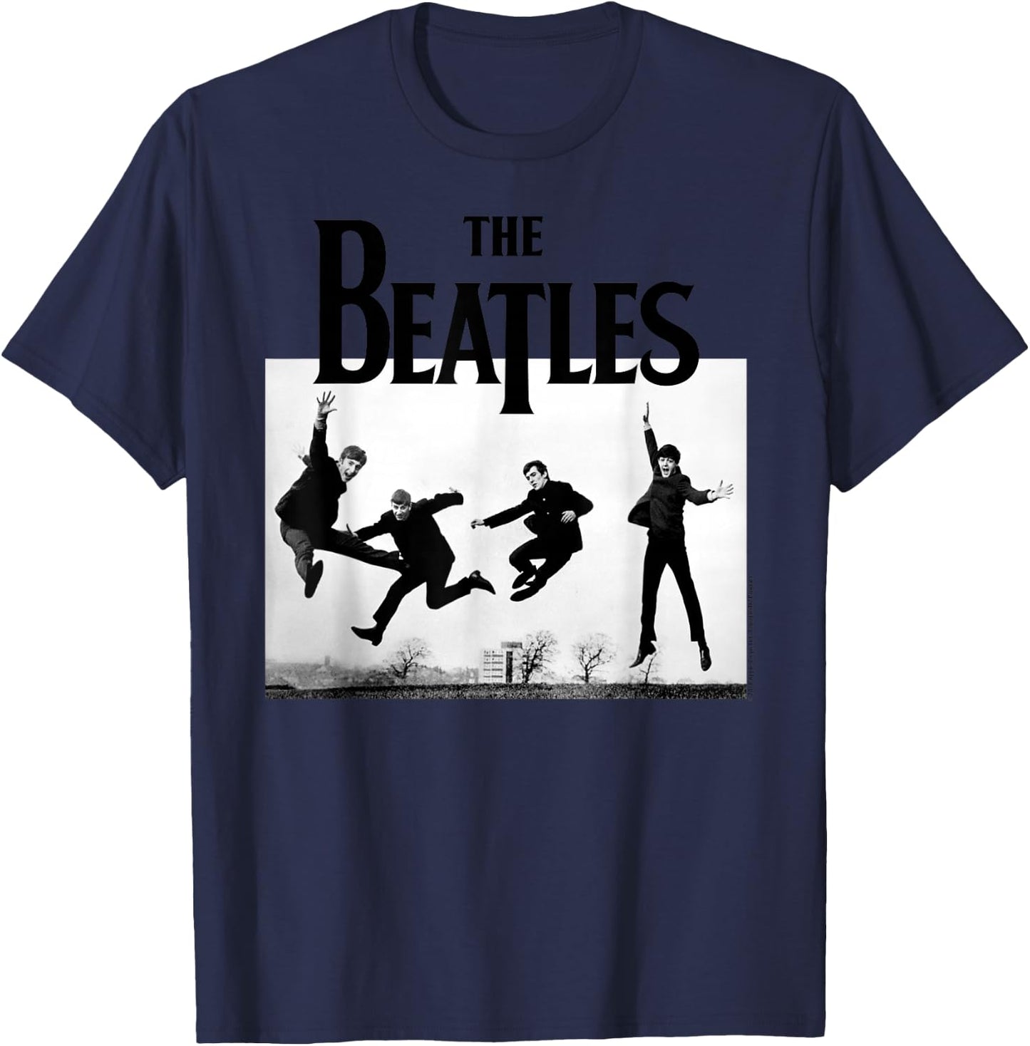 The Beatles Jump in Sefton Park T-Shirt - T-Shirt | Navy