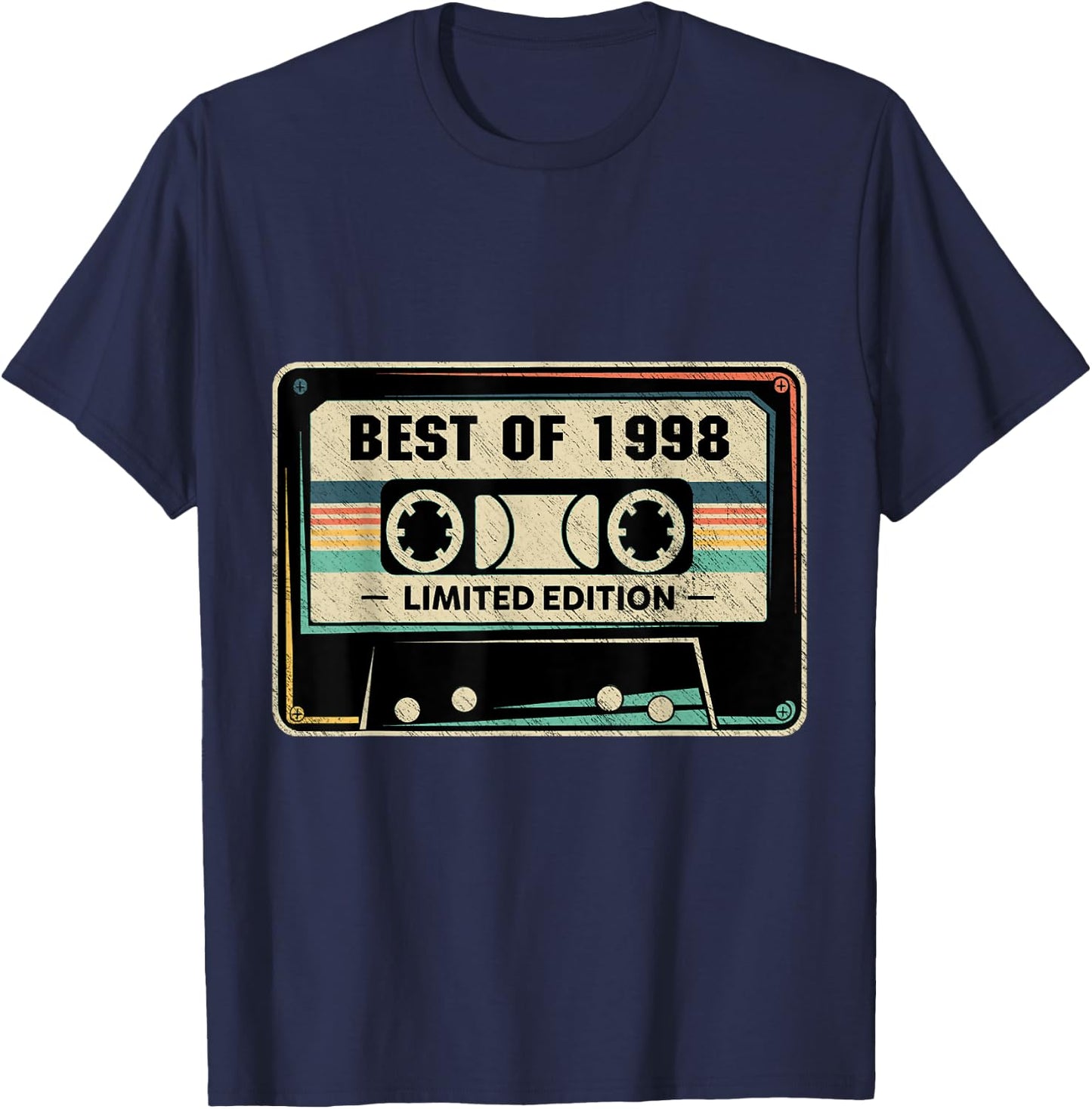 1998 Birthday And T-Shirt - T-Shirt | Navy