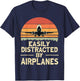 Funny Aviation Lover Pilot T-Shirt - T-Shirt | Navy