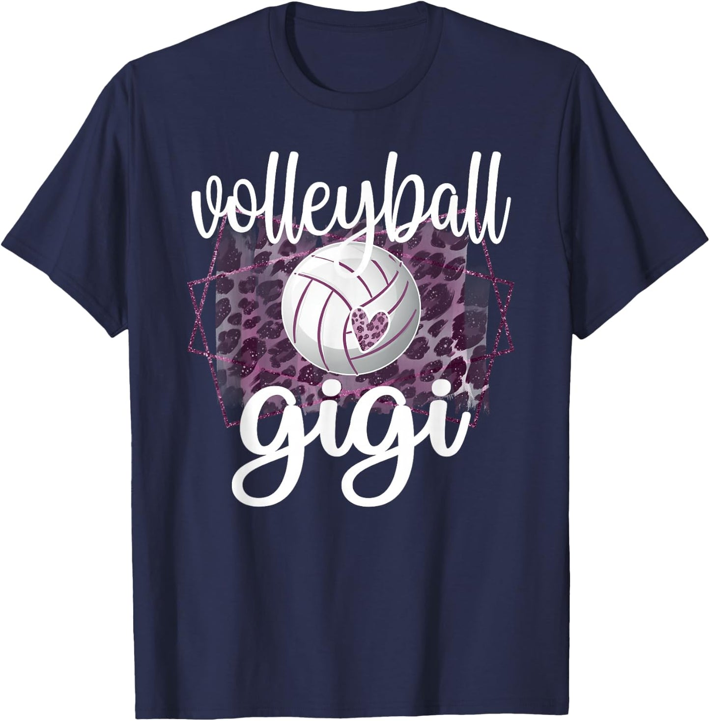 Volleyball Gigi Grandma Of Volleyball Player Gigi T-Shirt - T-Shirt | Navy