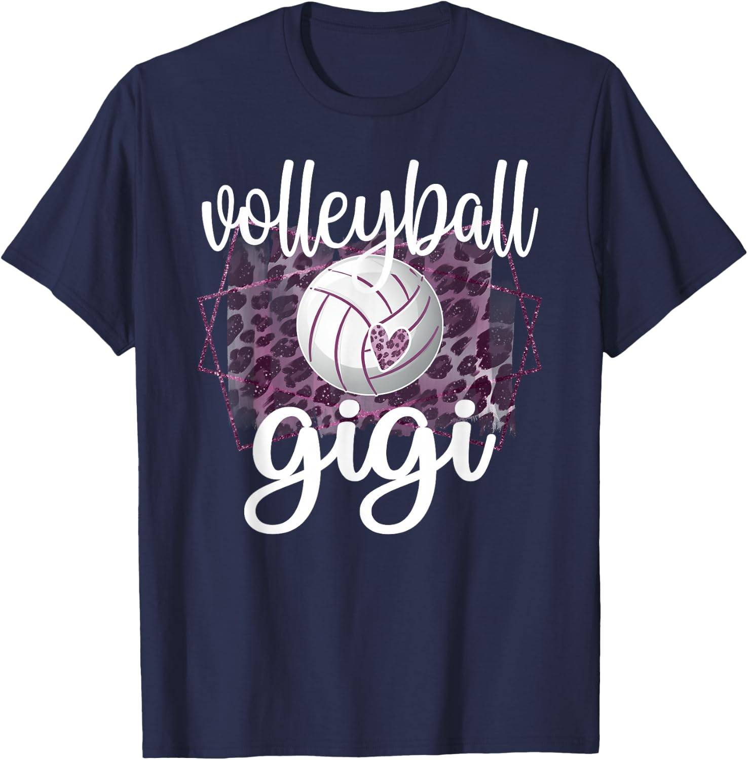 Volleyball Gigi Grandma Of Volleyball Player Gigi T-Shirt - T-Shirt | Navy