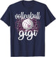 Volleyball Gigi Grandma Of Volleyball Player Gigi T-Shirt - T-Shirt | Navy