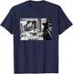 Gilmore Girls Luke Serving Coffee Black & White TV Show T-Shirt - T-Shirt | Navy