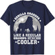 Gorilla Grandpa Funny Moon Vintage Gorilla Father's Day T-Shirt - T-Shirt | Navy