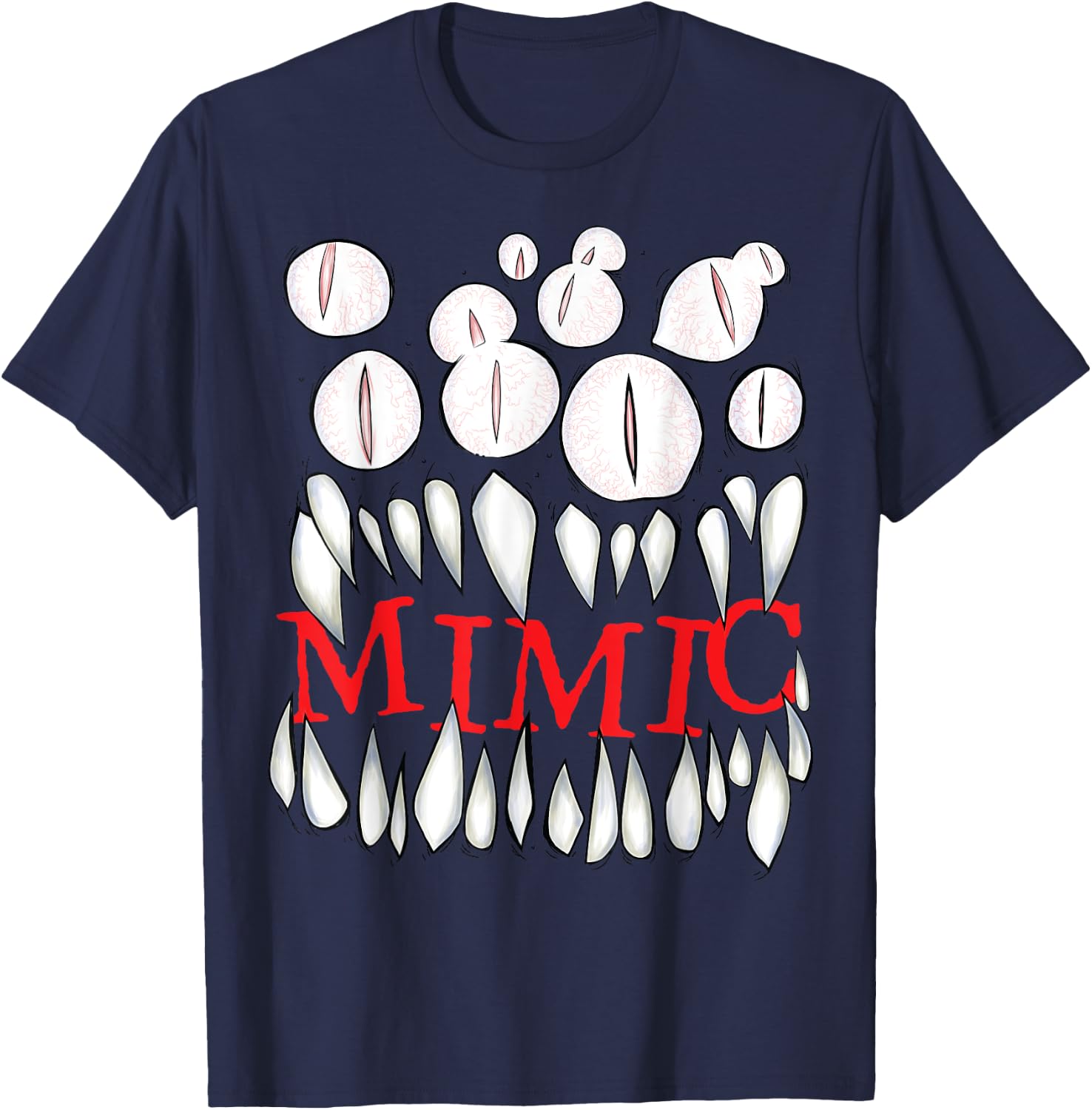 Mimic Tabletop Roleplaying Game Monster RPG Not a Mimic T-Shirt - T-Shirt | Navy