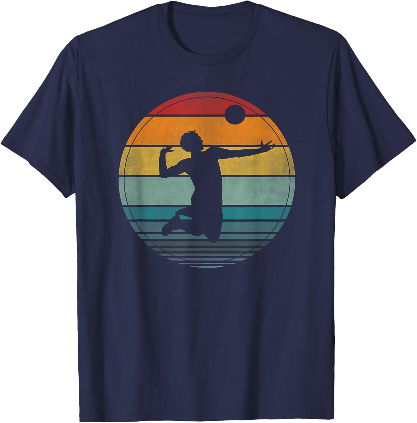 Volleyball Clothing Men's Beach Volleyball T-Shirt - T-Shirt | Navy