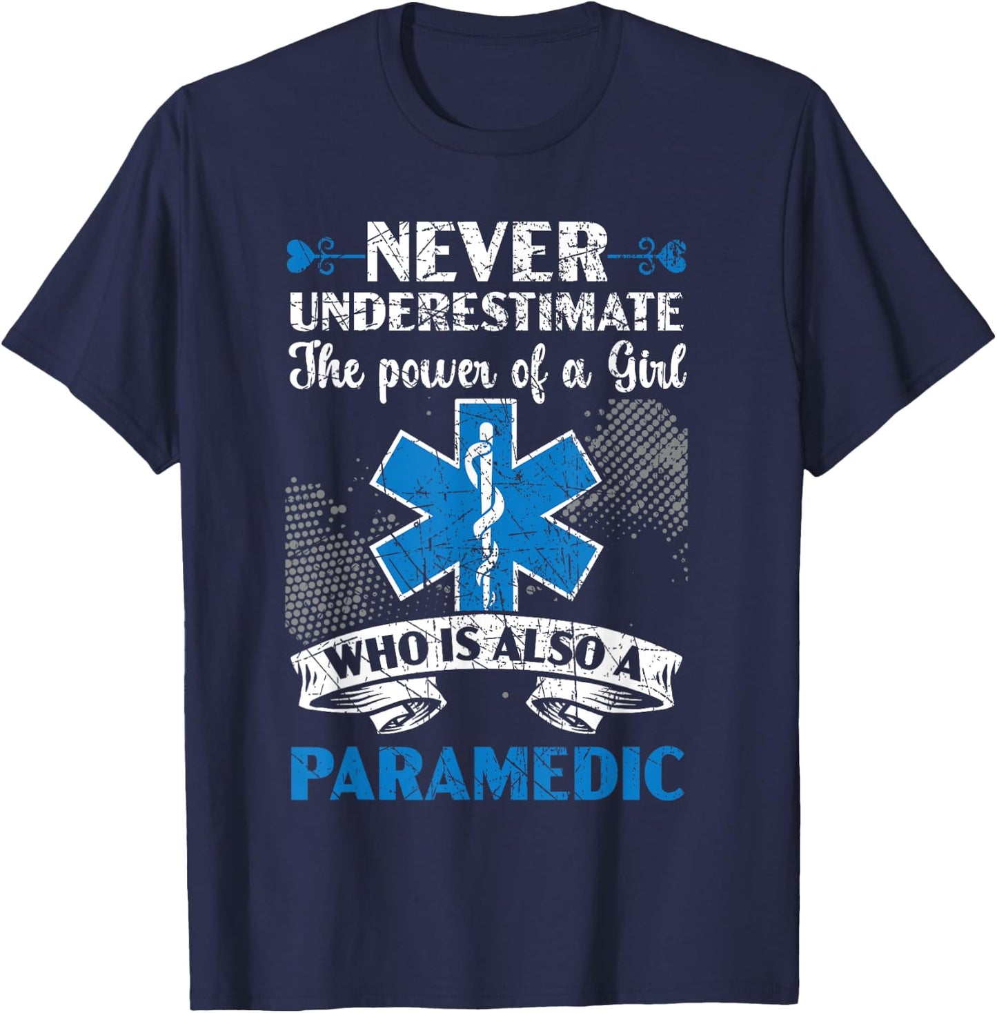 Paramedic Health Care Emergency EMT EMS Paramedic T-Shirt - T-Shirt | Navy