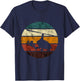Gyrocopter Retro Vintage Aviation Autogyro Gyrocopter Pilot T-Shirt - T-Shirt | Navy