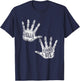 HELLO and GOODBYE Academy DAILY GREETINGS Humor Vintage Art T-Shirt - T-Shirt | Navy