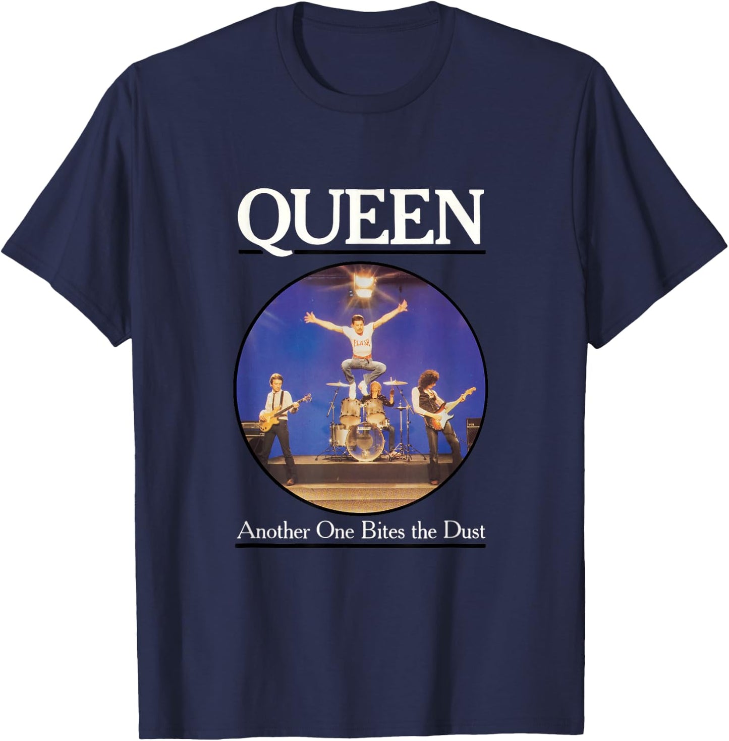 Queen Another one Bites The Dust T-Shirt - T-Shirt | Navy
