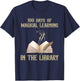 100 Days Of Magical Learning In The Library Book Lover T-Shirt - T-Shirt | Navy