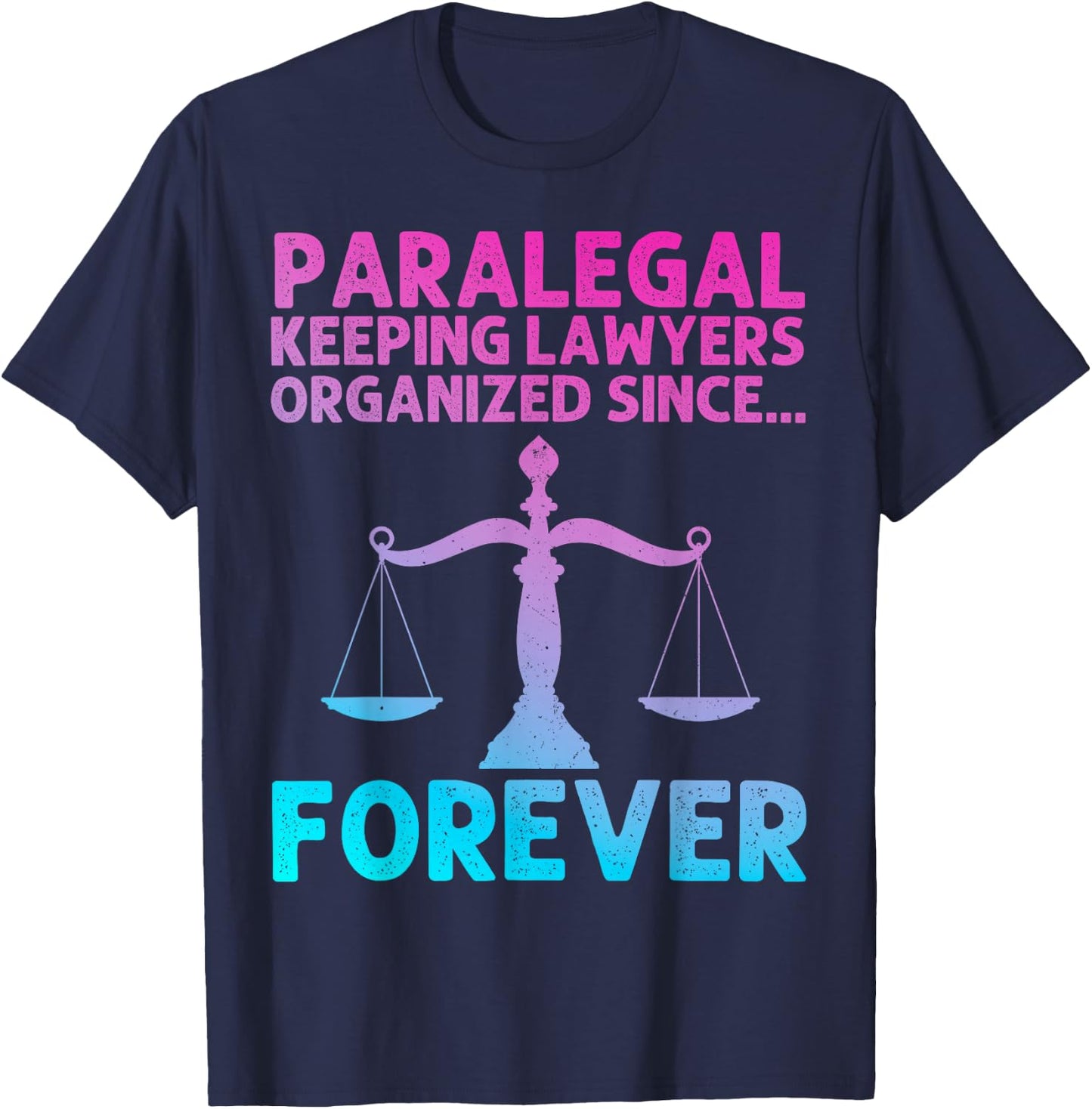 Cool Paralegal Art Women Legal Assistant Paralegal T-Shirt - T-Shirt | Navy