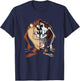 Looney Tunes Taz Half Skeleton T-Shirt - T-Shirt | Navy