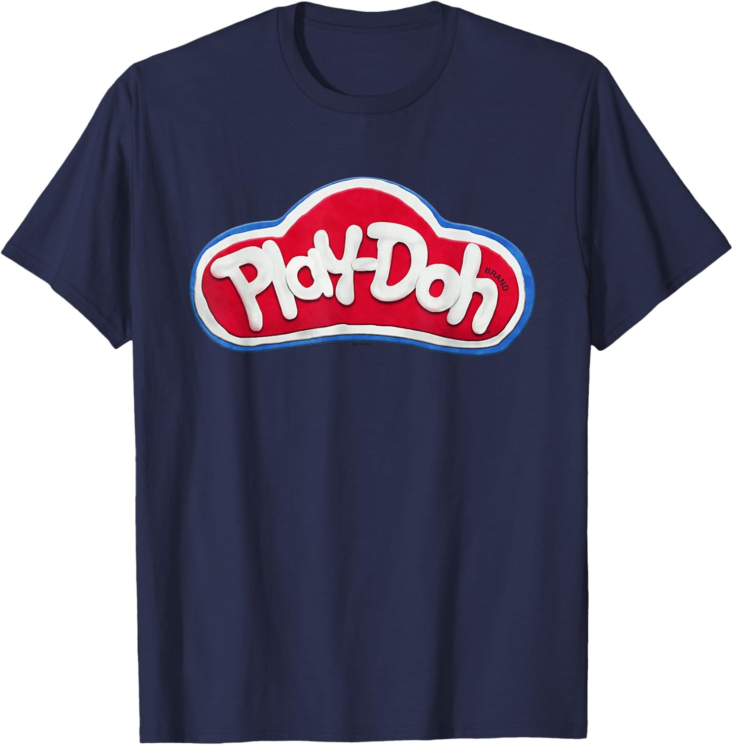 Play-Doh Logo Made with Play-doh T-Shirt - T-Shirt | Navy