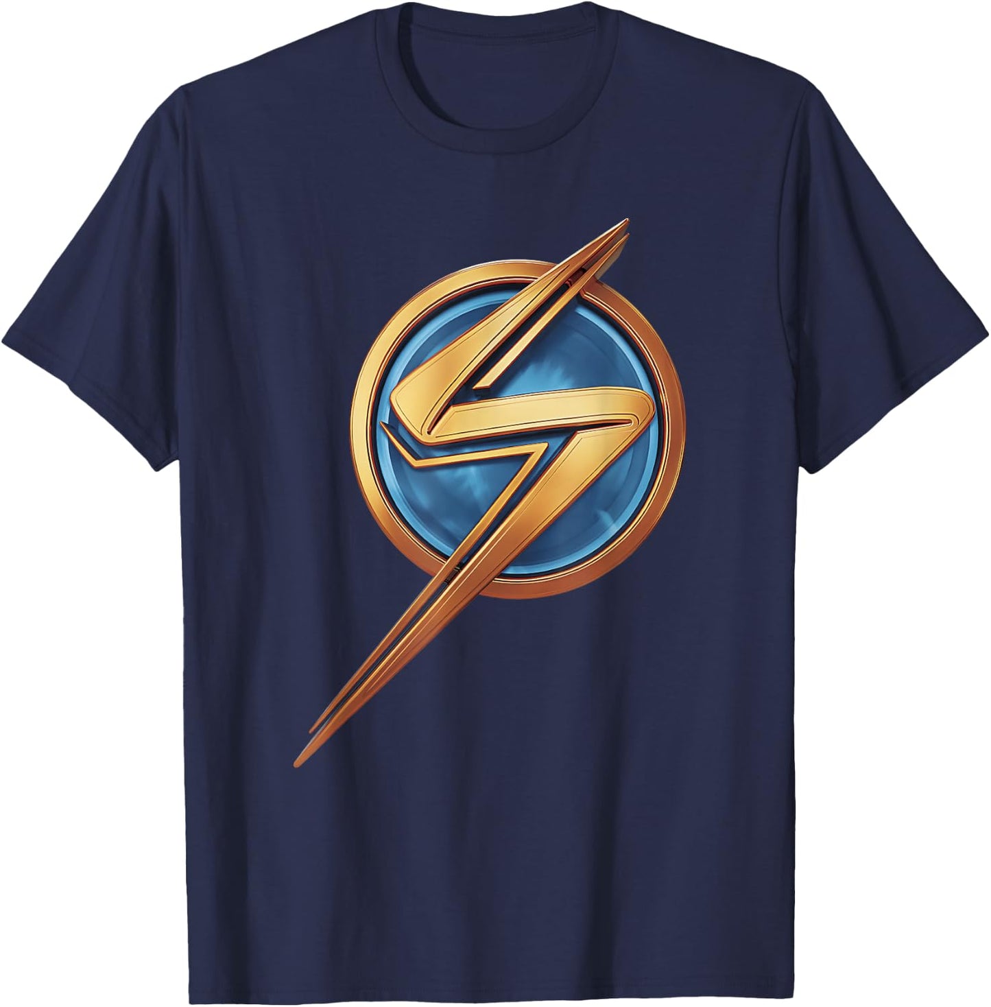 Marvel Ms. Marvel Logo T-Shirt - T-Shirt | Navy