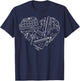 Art Teacher Painting Artist Painter Drawing Student T-Shirt - T-Shirt | Navy