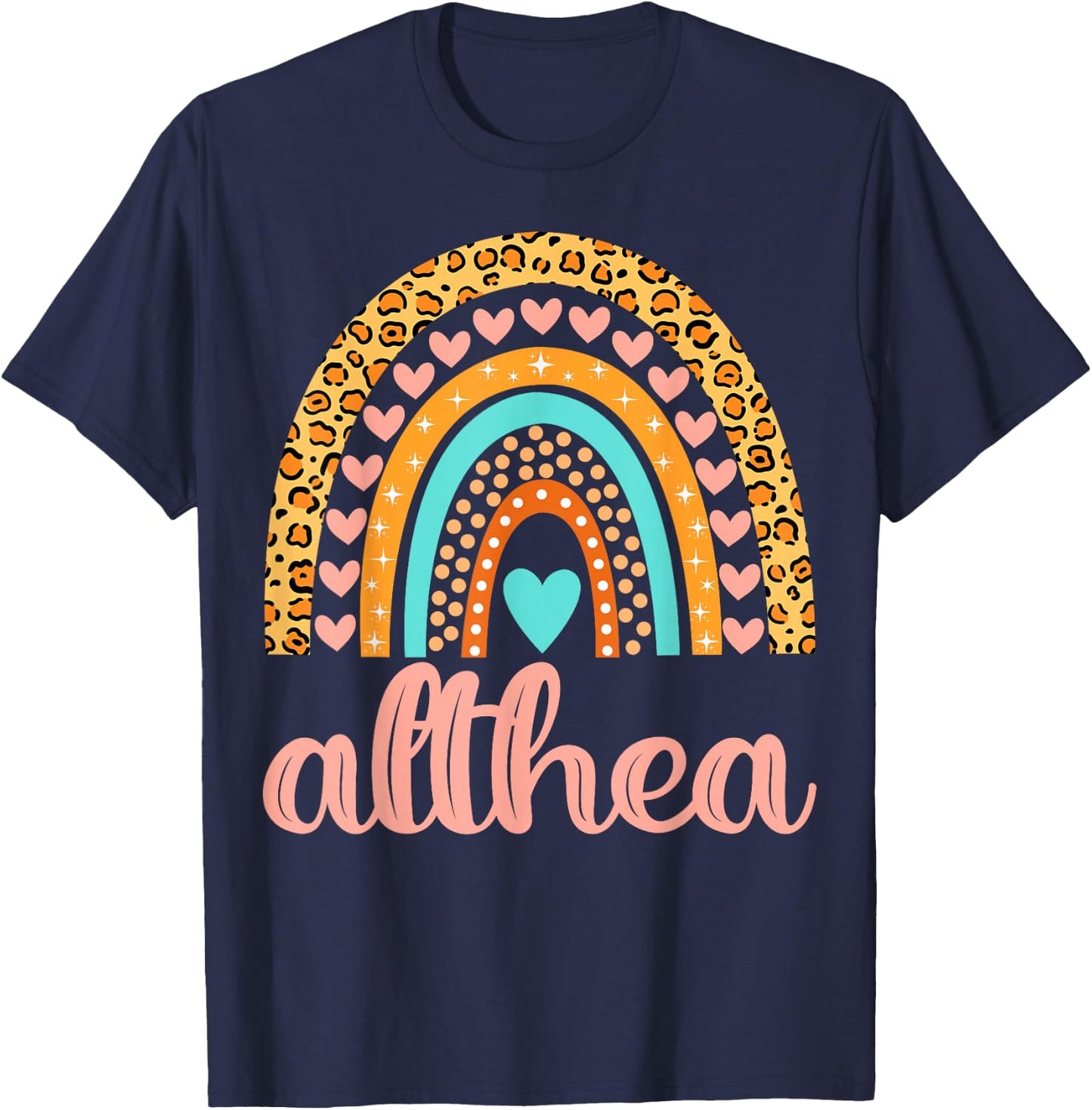 Althea Althea Name Birthday Shirt Gift T-Shirt - T-Shirt | Navy