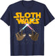 Sloth Wars T-Shirt - T-Shirt | Navy