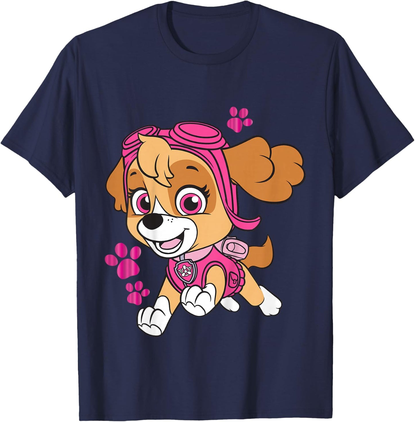 Kids PAW Patrol Skye Leaping Girl's T-Shirt - T-Shirt | Navy