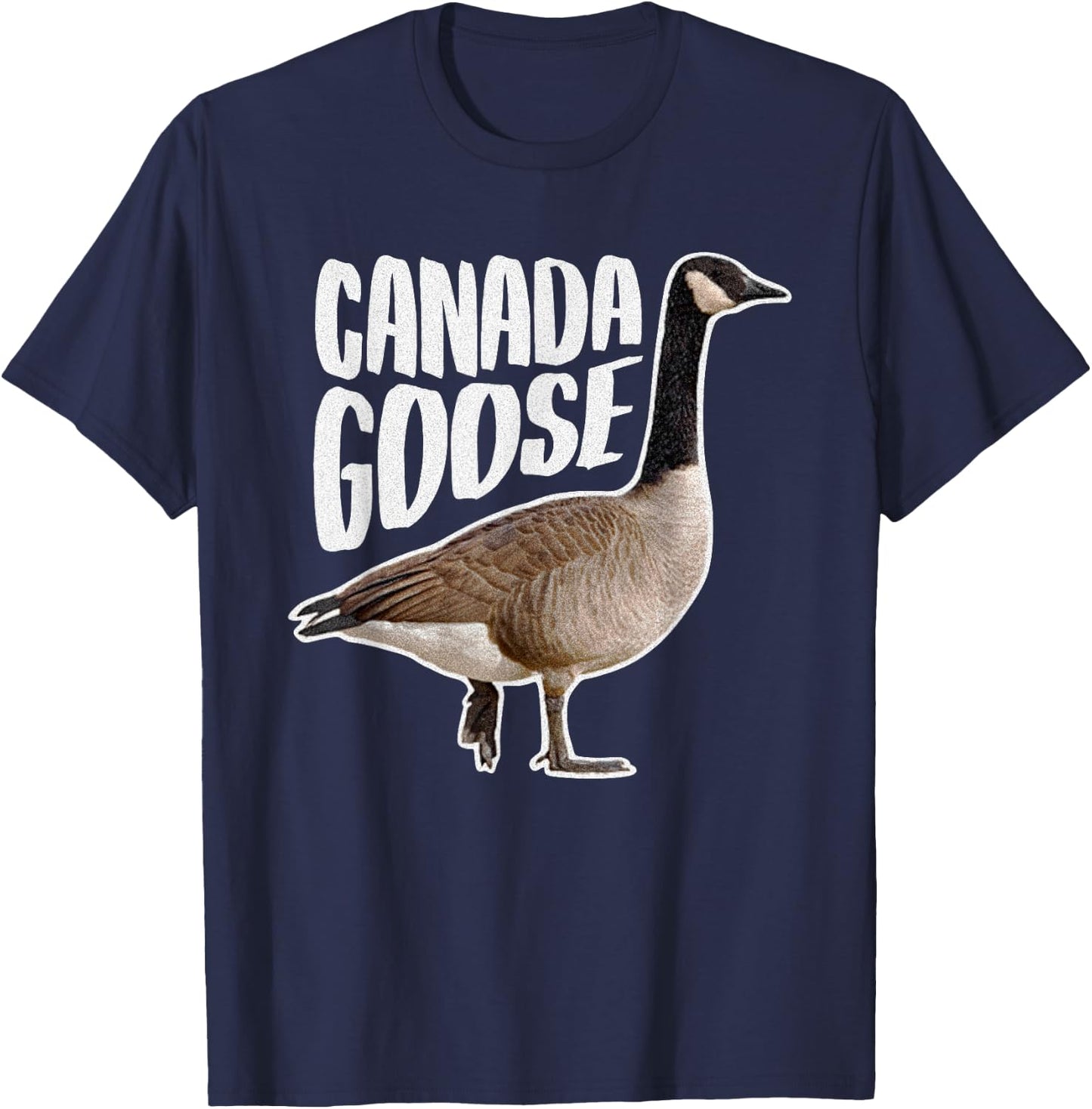 Realistic Canada Goose T-Shirt - T-Shirt | Navy