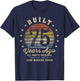 Built 75 Years Ago - All Parts Original Gifts 75th Birthday T-Shirt - T-Shirt | Navy