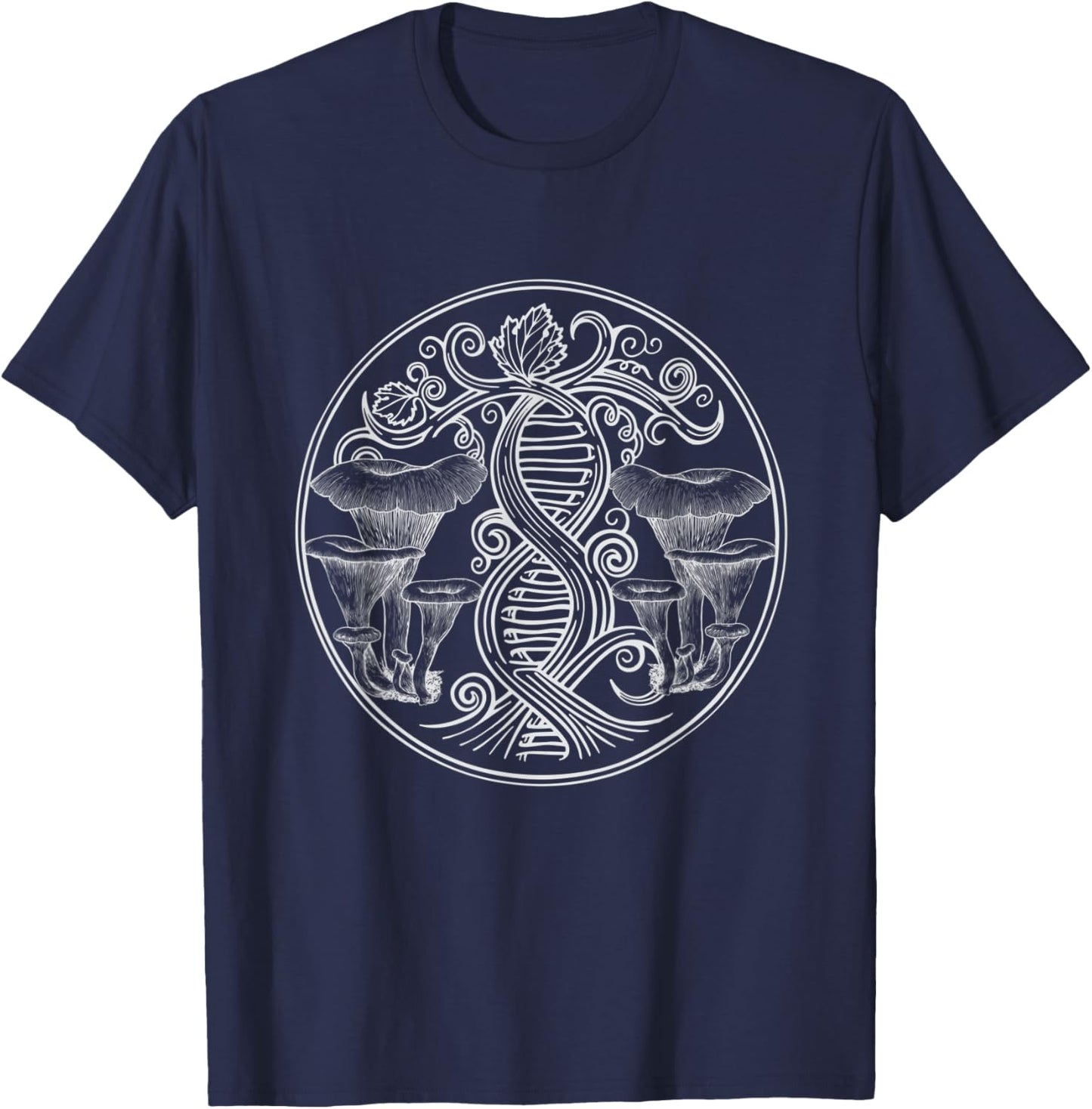 Chanterelle I Mushrooms Collecting Mushrooms Outdoor T-Shirt - T-Shirt | Navy
