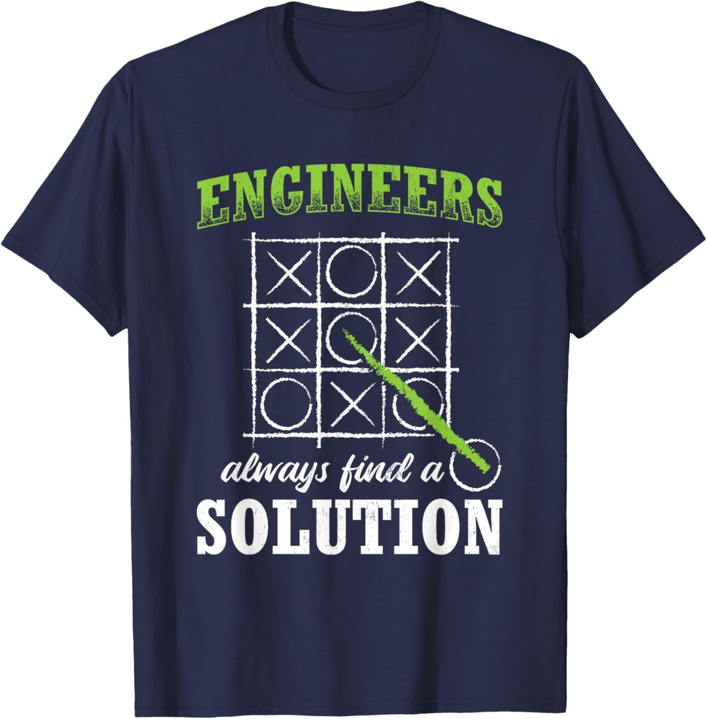 Engineering Student Engineer Engineers Always Find A Solution Engineering Engineer ,Black,Small T-Shirt - T-Shirt | Navy