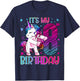 8 Year Old Gifts Unicorn Flossing 8th Birthday Girl Party T-Shirt - T-Shirt | Navy