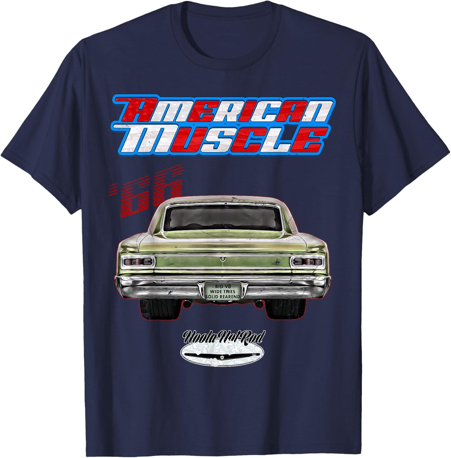 1966 Chevelle,Muscle Car,SS454,SS427,SS396,Hotrod,drag race T-Shirt - T-Shirt | Navy