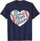 My Favorite Player Calls Me Grandma Baseball Heart Women's T-Shirt - T-Shirt | Navy