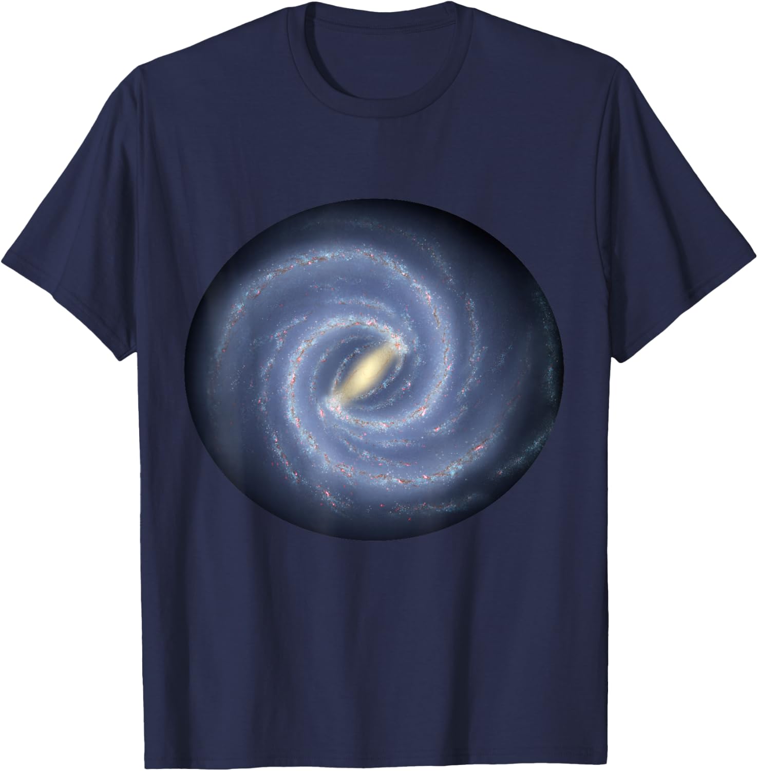 Milky Way Space Geek of the Solar System T-Shirt - T-Shirt | Navy